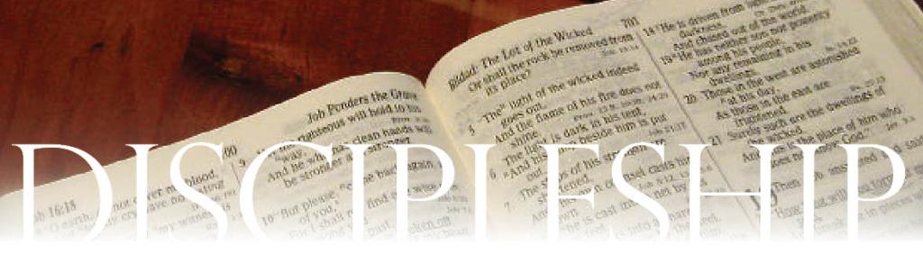 church - discipleship banner
